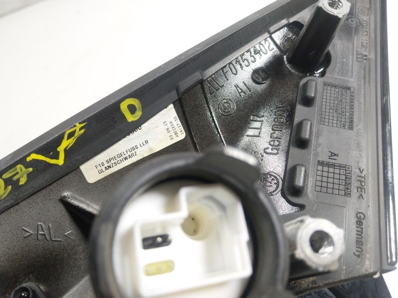 Recambio de espejo derecho para bmw serie 5 lim. (f10) 2.0 turbodiesel referencia OEM IAM 51167268248 X0153102 