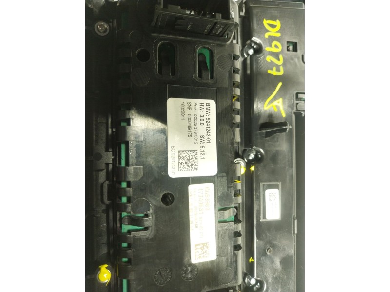Recambio de mando climatizador para bmw serie 5 lim. (f10) 2.0 turbodiesel referencia OEM IAM 61319328424 924124301 