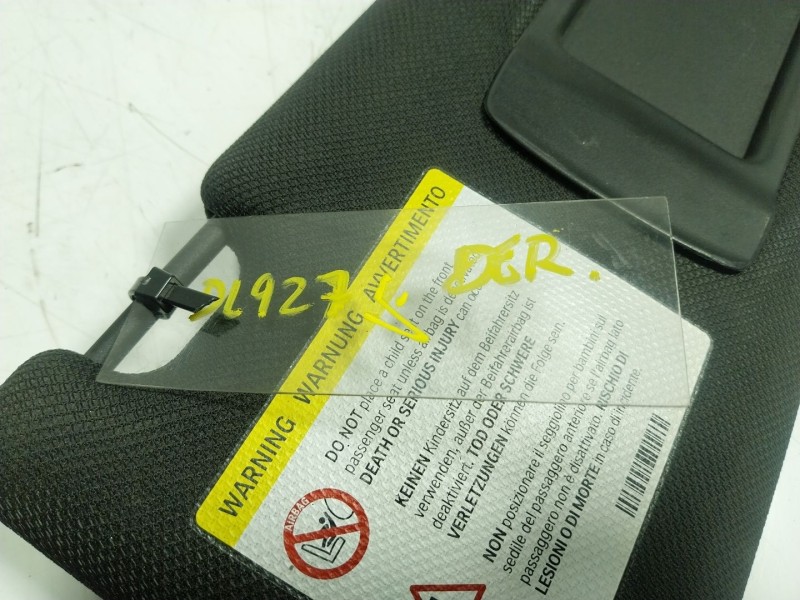 Recambio de parasol derecho para bmw serie 5 lim. (f10) 2.0 turbodiesel referencia OEM IAM   