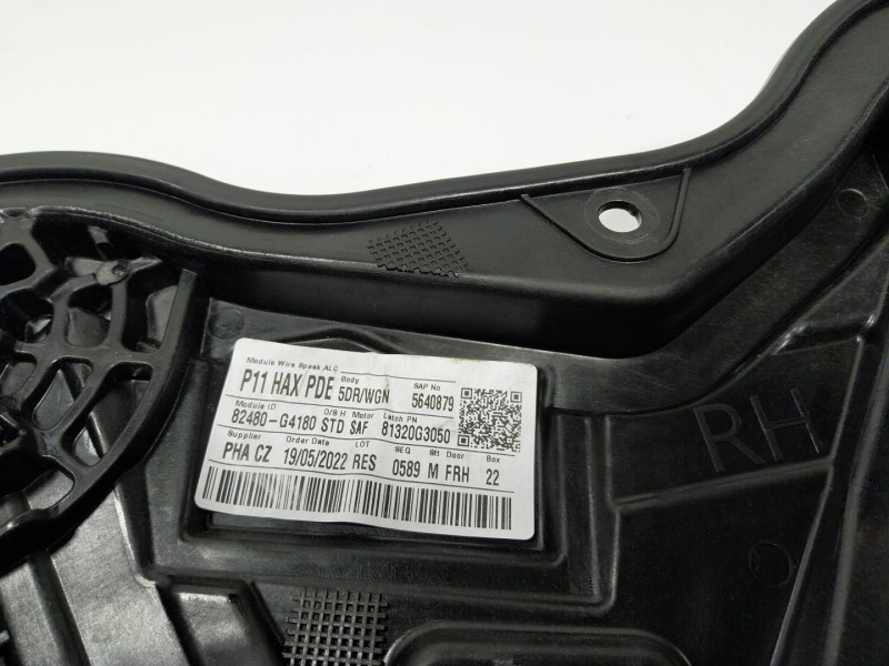 Recambio de elevalunas delantero derecho para hyundai i30 cw (pd) 1.0 tgdi cat referencia OEM IAM  82480G4180 