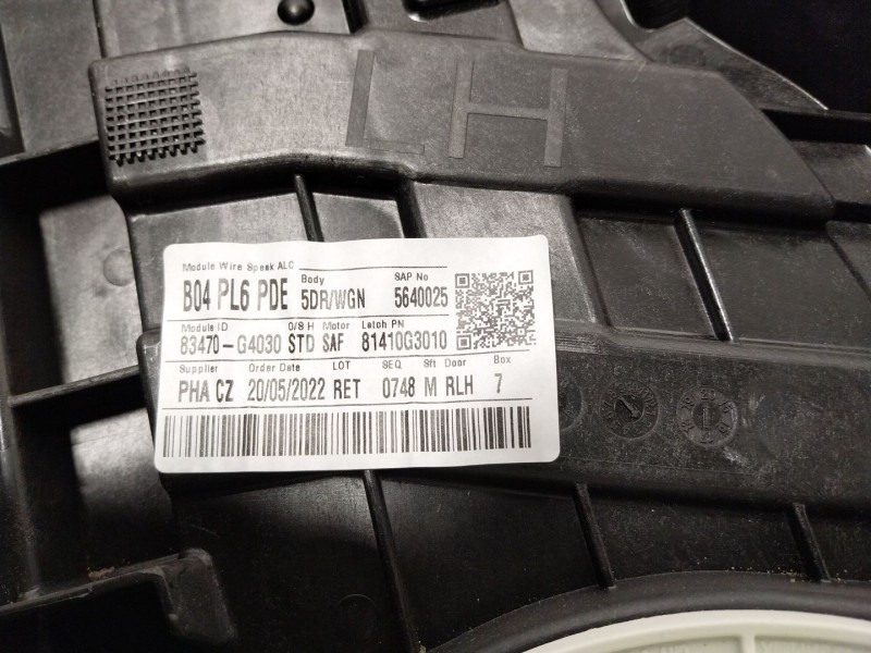 Recambio de elevalunas trasero izquierdo para hyundai i30 cw (pd) 1.0 tgdi cat referencia OEM IAM  83470G4030 