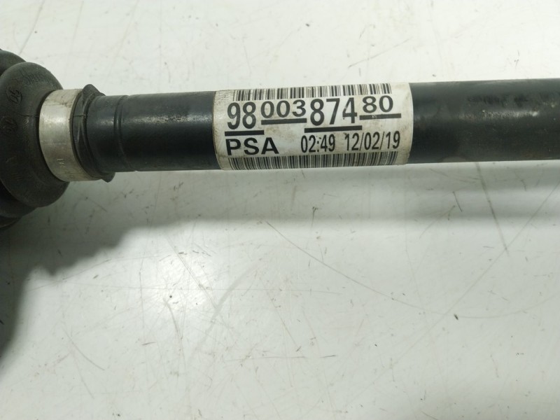 Recambio de transmision derecha para peugeot 2008 (--.2013) referencia OEM IAM  9800387480 