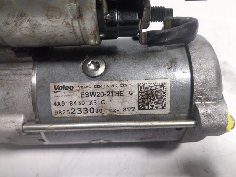 Recambio de motor arranque para peugeot traveller autobús (v_) 1.5 bluehdi 120 referencia OEM IAM  98252323080 