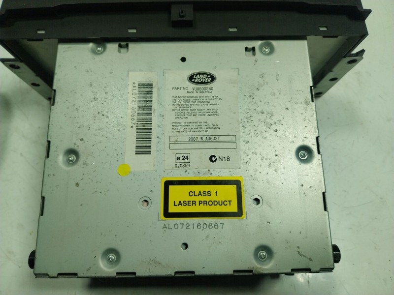 Recambio de sistema audio / radio cd para land rover range rover sport 2.7 td v6 cat referencia OEM IAM  500540 