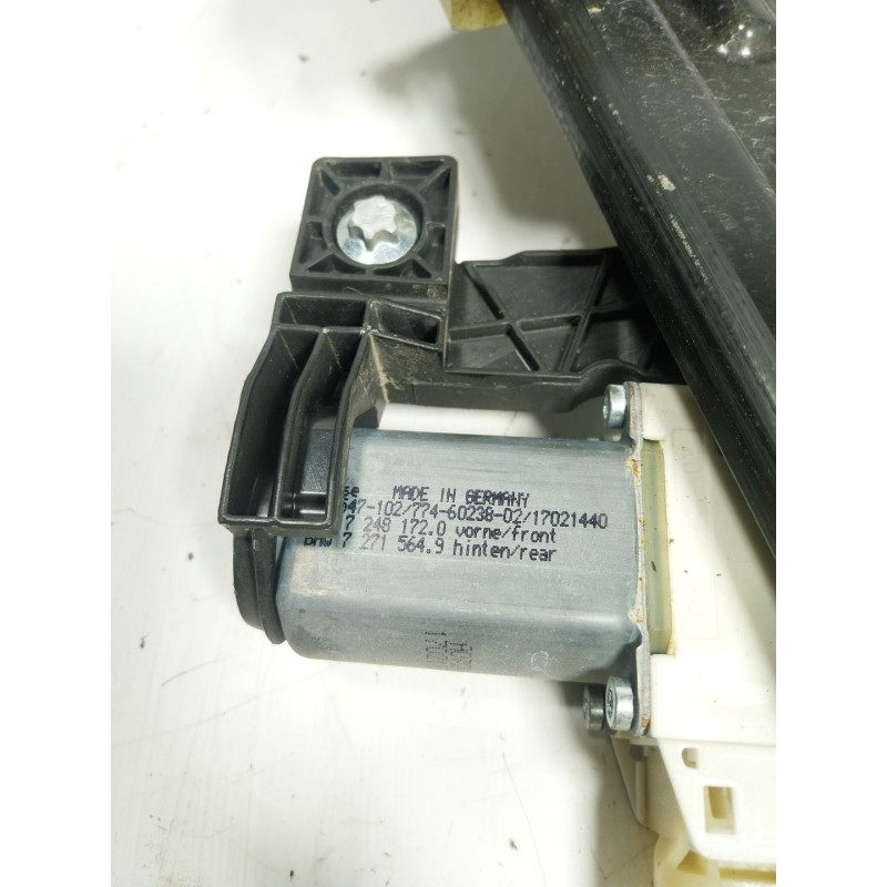 Recambio de elevalunas trasero derecho para bmw serie 5 lim. (f10) 2.0 turbodiesel referencia OEM IAM 51357182614 72715649 51337