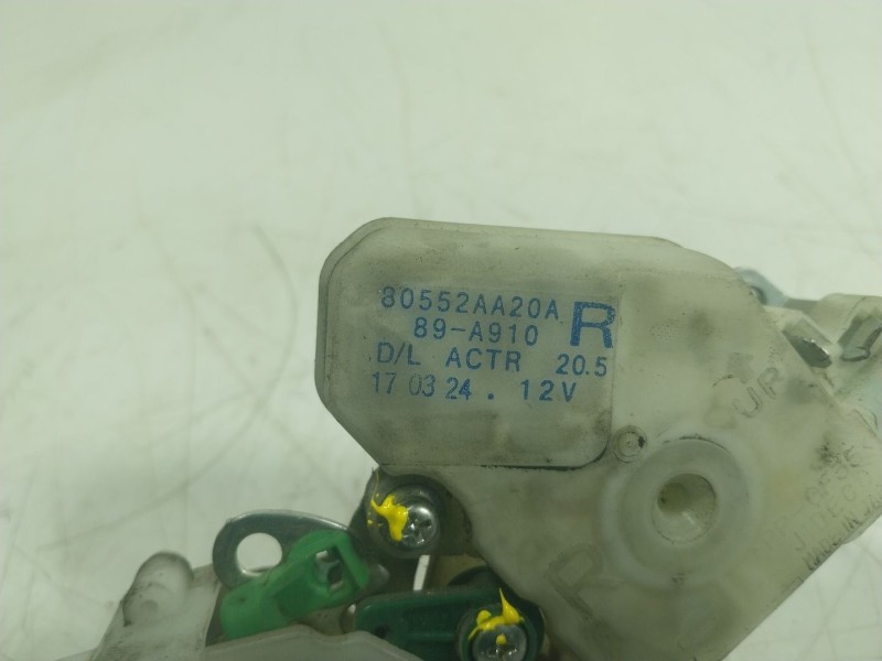 Recambio de cerradura puerta delantera derecha para nissan nt400 cabstar (f24m) 35.15, 45.15 referencia OEM IAM  80552AA20A 