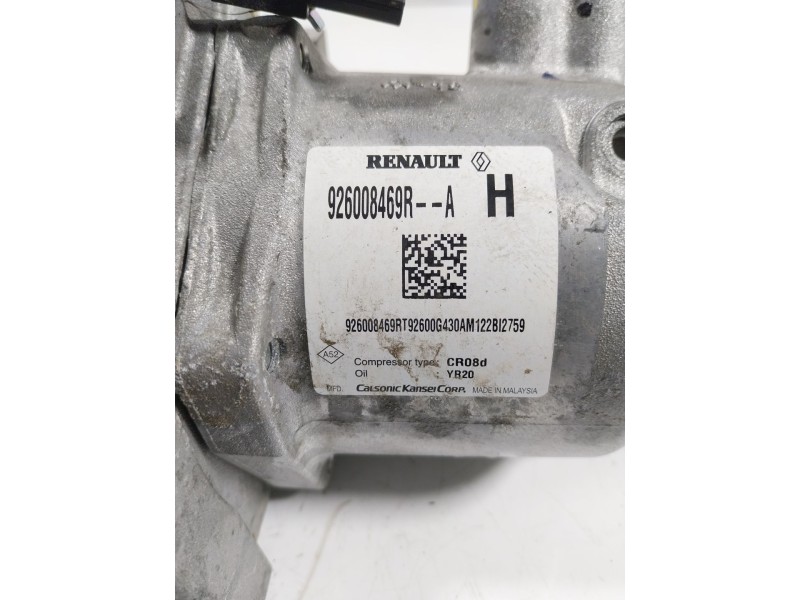 Recambio de compresor aire acondicionado para dacia sandero 0.9 tce referencia OEM IAM  926008469R 