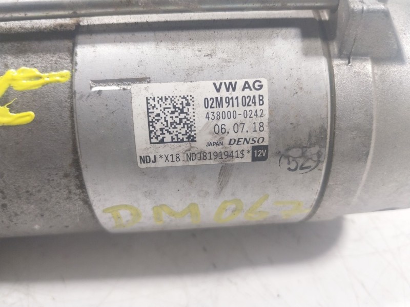 Recambio de motor arranque para volkswagen passat berlina (cb2) 2.0 tdi referencia OEM IAM  02M911024B 