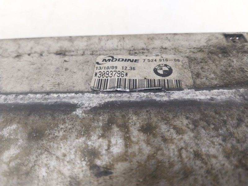 Recambio de intercooler para bmw serie 3 berlina (e90) 2.0 turbodiesel cat referencia OEM IAM  752491608 