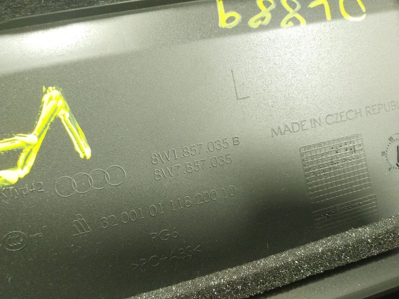 Recambio de guantera para audi a5 sportback (f5a) 2.0 16v tfsi referencia OEM IAM  8W1857035B 