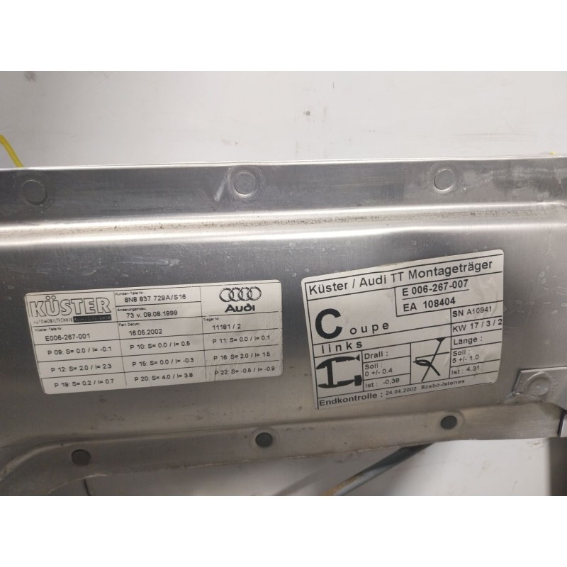 Recambio de elevalunas delantero izquierdo para audi tt (8n3/8n9) 1.8 20v turbo referencia OEM IAM   