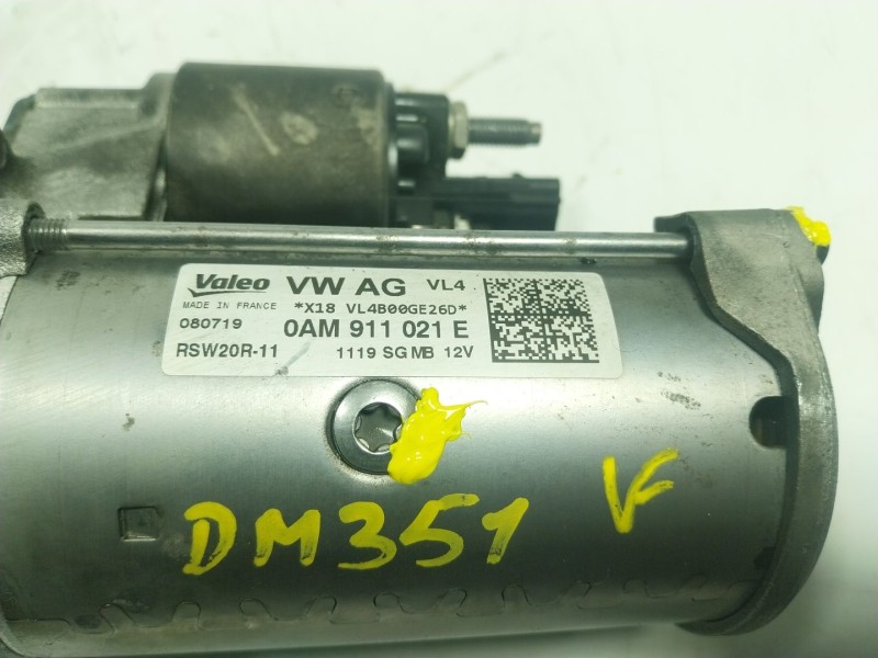 Recambio de motor arranque para skoda karoq (nu) 1.6 tdi dpf referencia OEM IAM  0AM911021E 