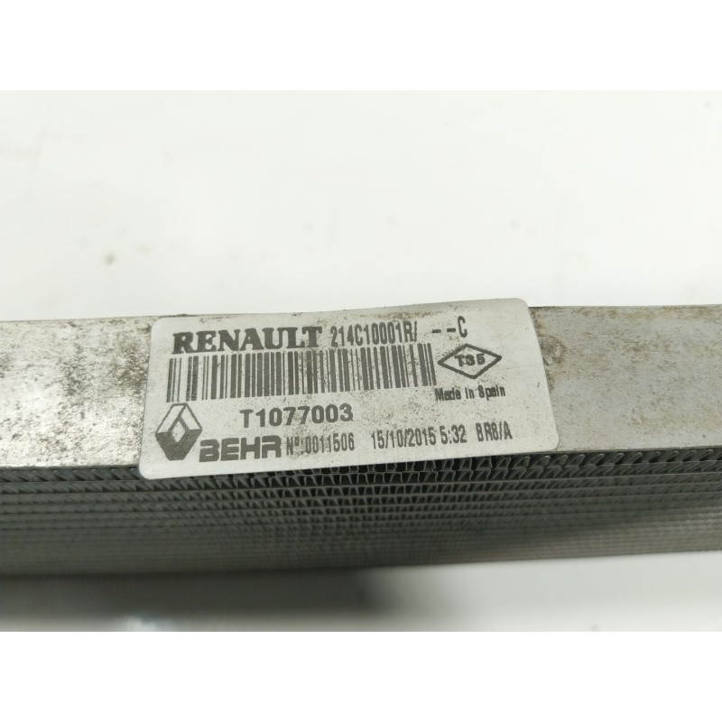 Recambio de intercooler para renault master kasten 2.3 dci diesel fap energy cat referencia OEM IAM  214C10001R 