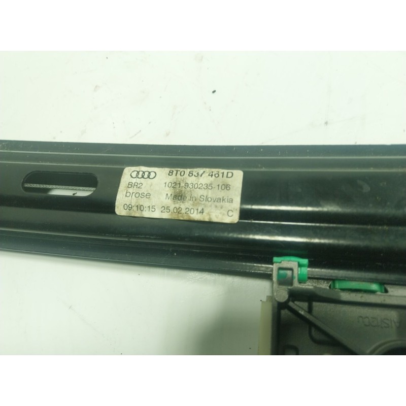 Recambio de elevalunas delantero izquierdo para audi a5 coupe (8t) 1.8 16v tfsi referencia OEM IAM 8T0837461D 8T0837461D 