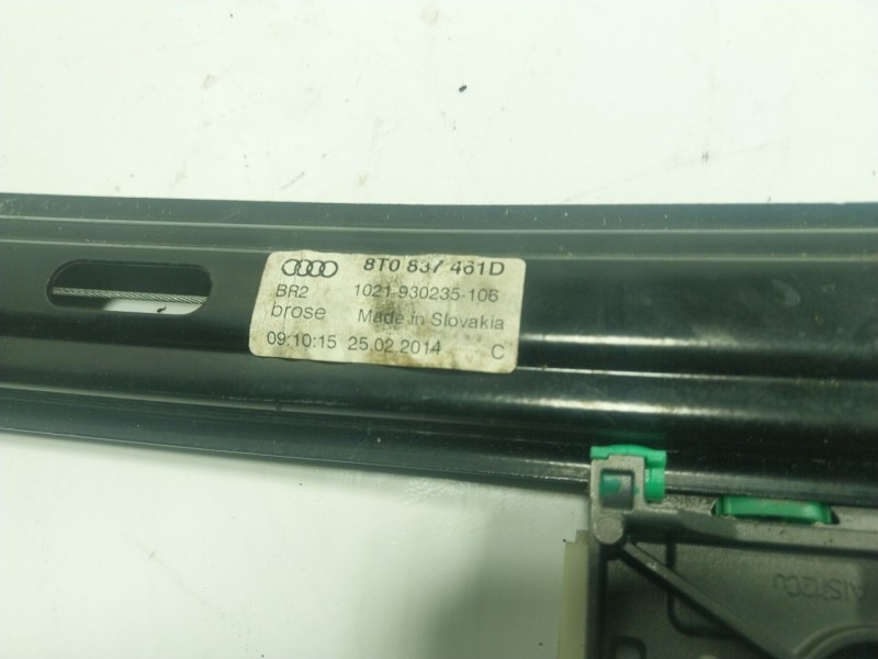 Recambio de elevalunas delantero izquierdo para audi a5 coupe (8t) 1.8 16v tfsi referencia OEM IAM 8T0837461D 8T0837461D 