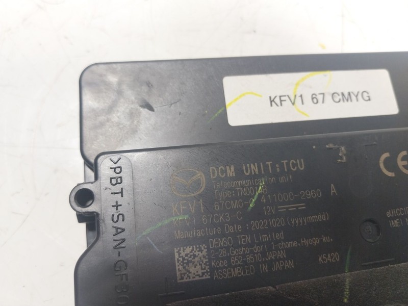 Recambio de modulo electronico para mazda cx-5 2.0 cat referencia OEM IAM  KFV167CMC 