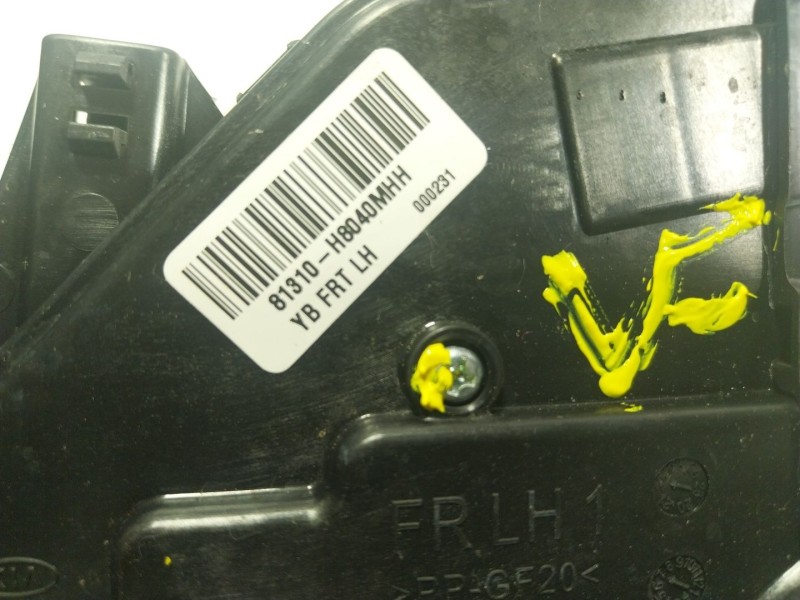Recambio de cerradura puerta delantera izquierda para kia stonic (ybcuv) 1.2 cat referencia OEM IAM  81310H8040 