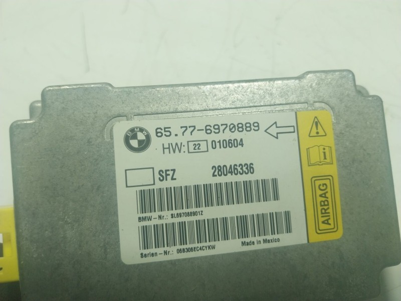Recambio de centralita airbag para bmw serie 7 (e65/e66) 730ld referencia OEM IAM  6970889 