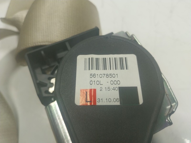 Recambio de cinturon seguridad delantero izquierdo para bmw serie 7 (e65/e66) 730ld referencia OEM IAM  561078501 