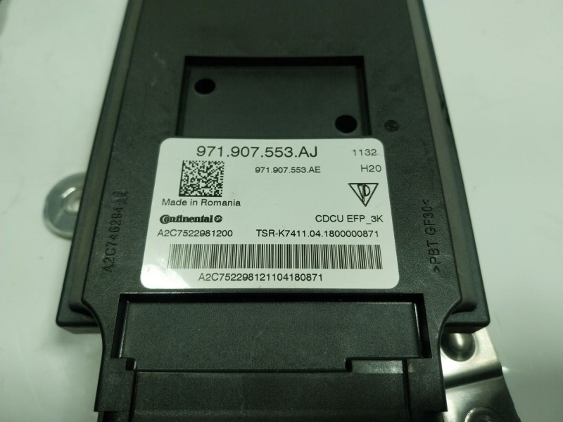 Recambio de modulo electronico para porsche panamera 2.9 v6 turbo cat referencia OEM IAM  971907553 
