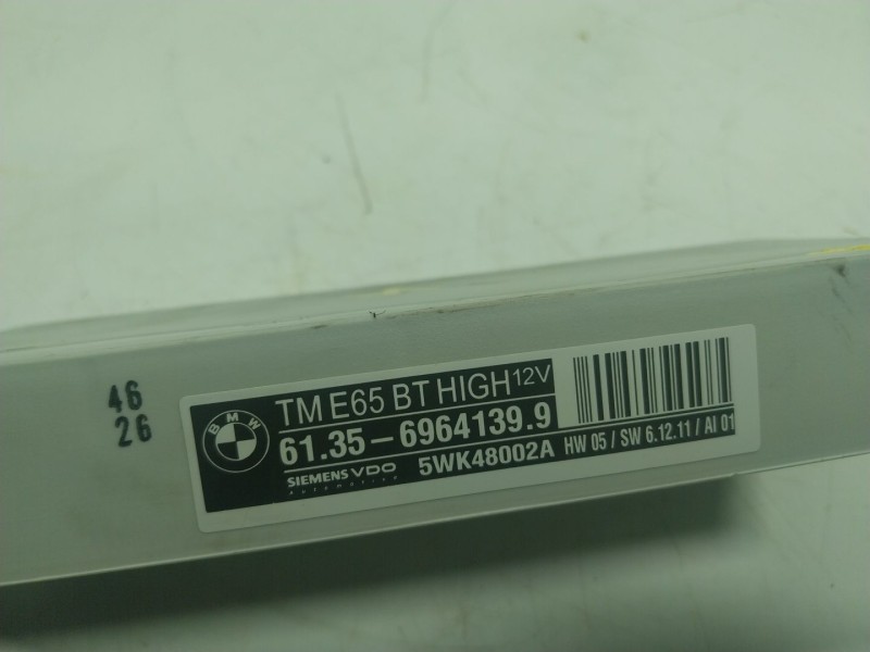 Recambio de modulo electronico para bmw serie 7 (e65/e66) 730ld referencia OEM IAM  69641399 