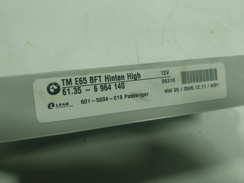 Recambio de modulo electronico para bmw serie 7 (e65/e66) 730ld referencia OEM IAM  6964140 