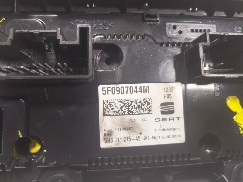 Recambio de mando climatizador para seat leon (5f1) 1.2 tsi referencia OEM IAM  5F0907044M 
