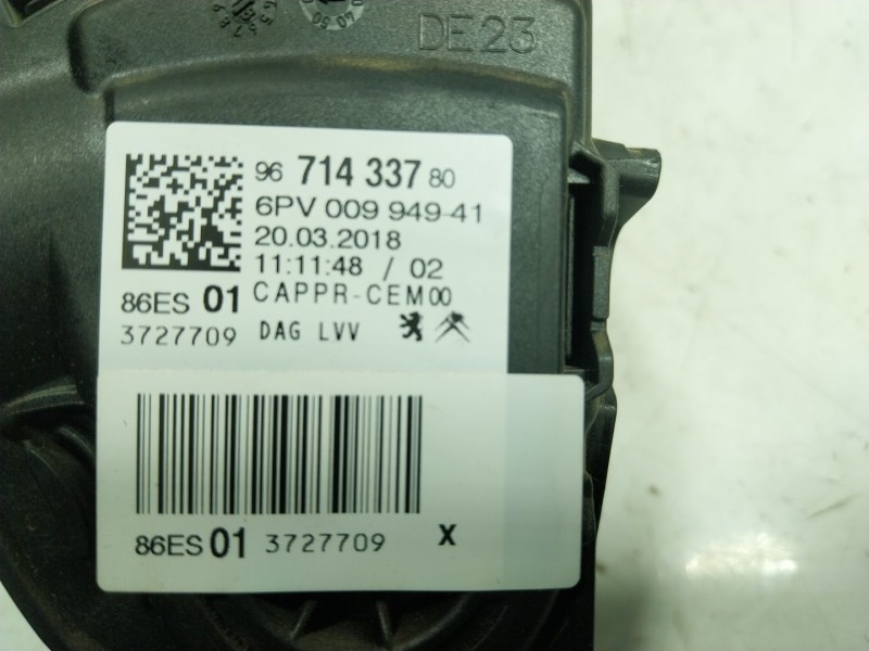 Recambio de potenciometro pedal para citroën ds3 1.2 12v e-thp referencia OEM IAM  9671433789 