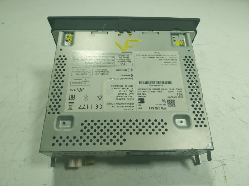 Recambio de sistema audio / radio cd para seat leon (5f1) 1.2 tsi referencia OEM IAM  5F0035871 