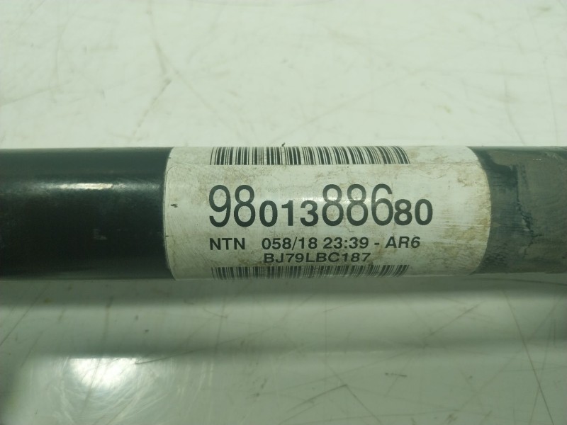 Recambio de transmision derecha para citroën ds3 1.2 12v e-thp referencia OEM IAM  9801388680 