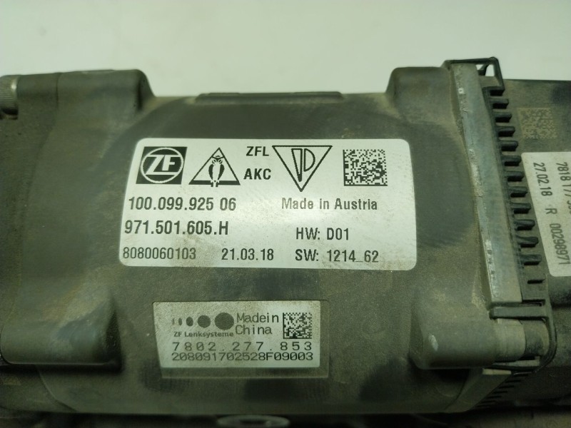 Recambio de cremallera direccion para porsche panamera 2.9 v6 turbo cat referencia OEM IAM  10009992506 