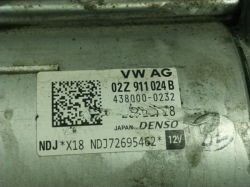 Recambio de motor arranque para seat leon (5f1) 1.6 tdi referencia OEM IAM  02Z911024 