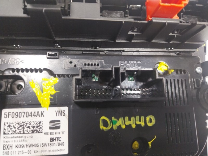 Recambio de mando climatizador para seat leon (5f1) 1.6 tdi referencia OEM IAM  5F0907044A 