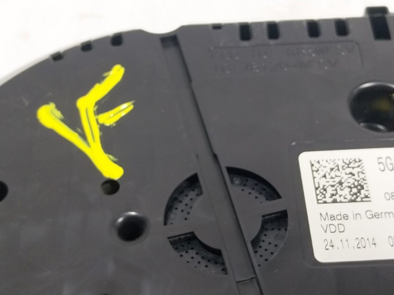 Recambio de cuadro instrumentos para volkswagen golf vii lim. 1.6 tdi dpf referencia OEM IAM  5G1920741 