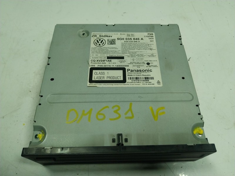 Recambio de sistema navegacion gps para volkswagen golf vii lim. 1.6 tdi dpf referencia OEM IAM  5G0035846 