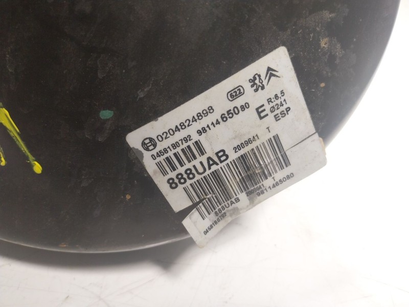 Recambio de servofreno para citroën ds3 1.2 12v e-thp referencia OEM IAM  9811465080 