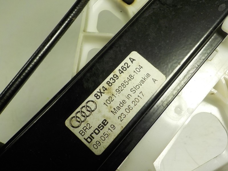 Recambio de elevalunas trasero derecho para audi a1 (8xk) 1.0 tfsi referencia OEM IAM 8X4839462A 8X4839462A 