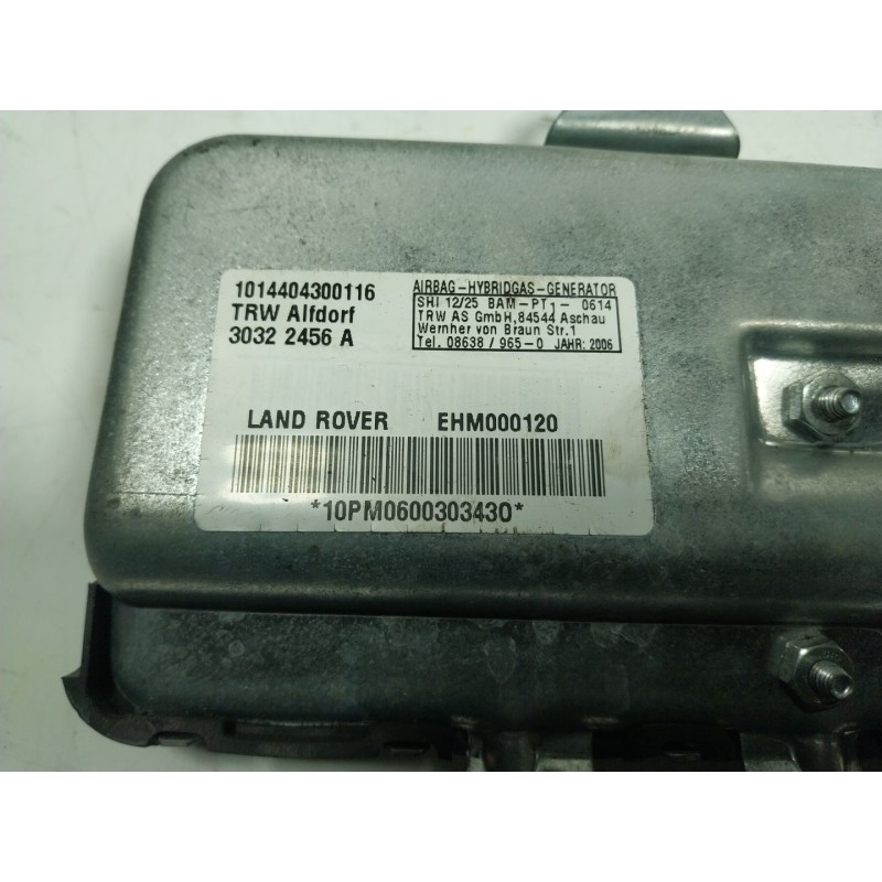 Recambio de airbag lateral delantero derecho para land rover range rover (lm) td6 hse referencia OEM IAM EHM000120 EHM00012 