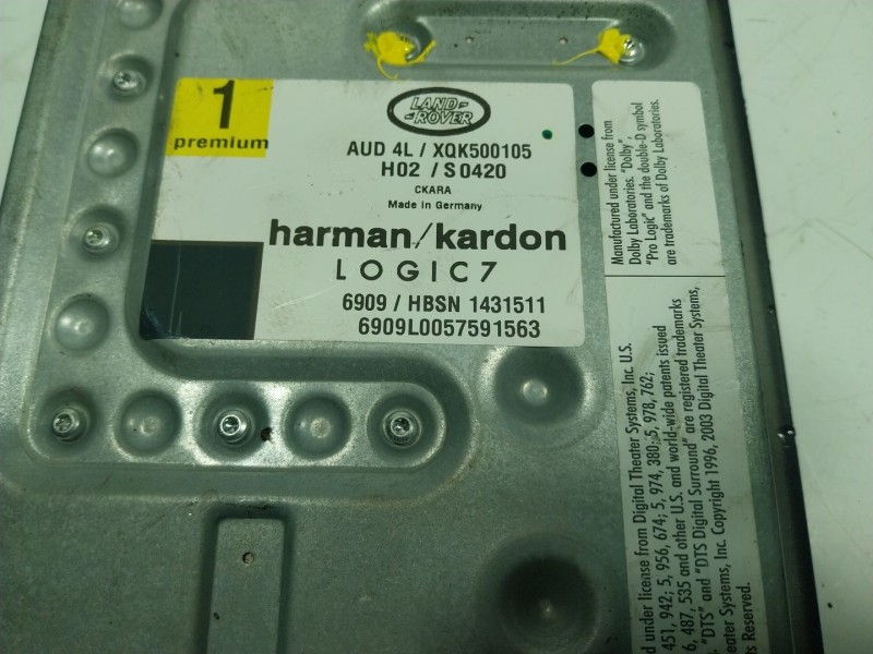 Recambio de modulo electronico para land rover range rover (lm) td6 hse referencia OEM IAM XQK500105 6909L0057591563 