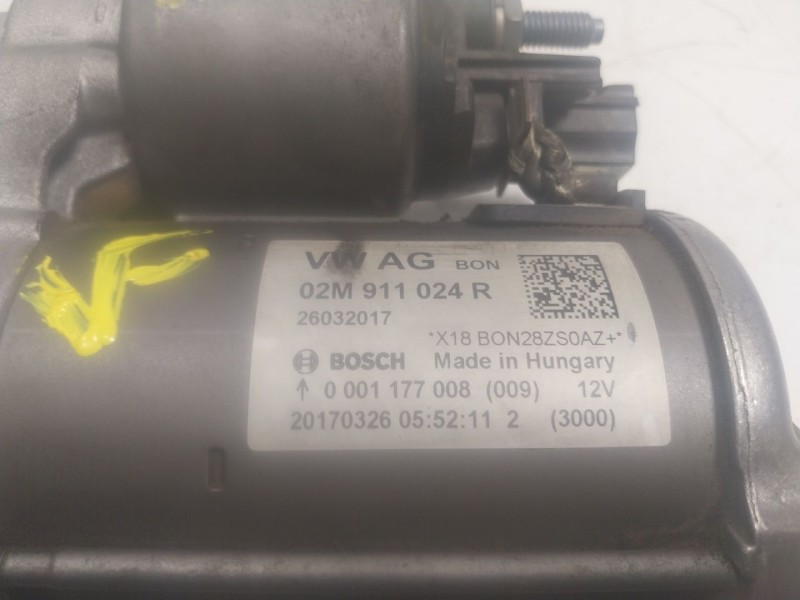 Recambio de motor arranque para seat ibiza (6p1) 1.2 tsi referencia OEM IAM  02M911024R 