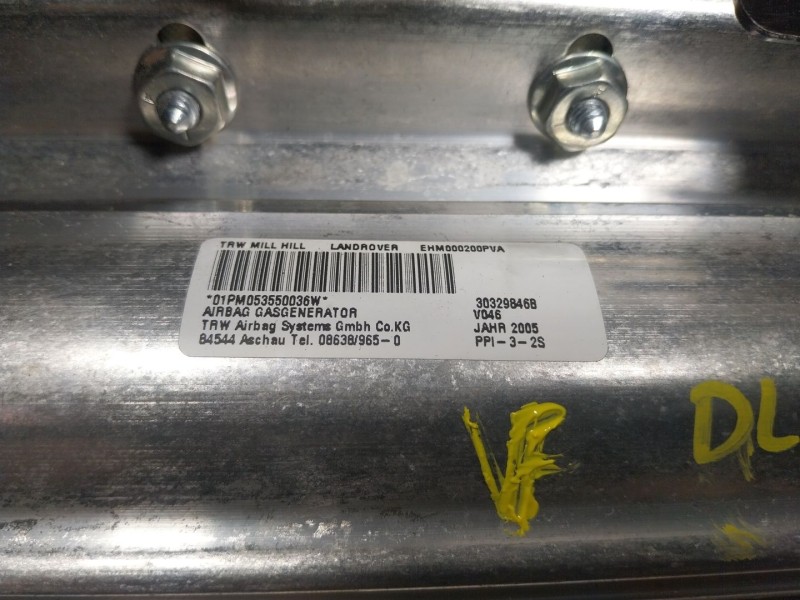 Recambio de airbag delantero derecho para land rover range rover (lm) td6 hse referencia OEM IAM EHM000200PVA 30329846 