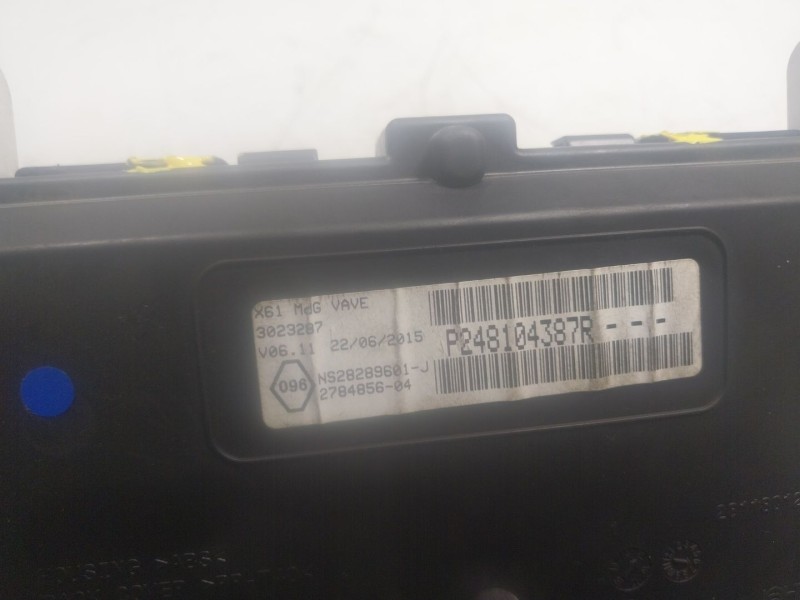 Recambio de cuadro instrumentos para renault kangoo 1.5 dci diesel fap referencia OEM IAM  P248104387R 