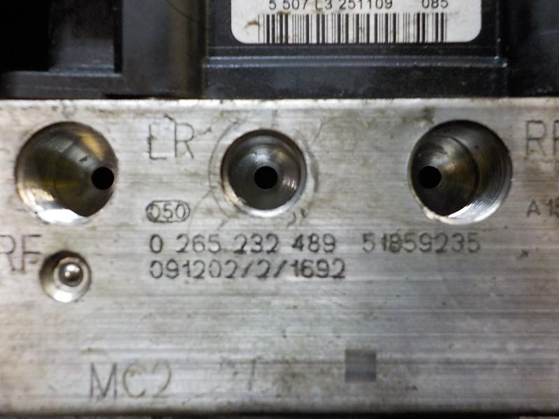 Recambio de abs para fiat nuova 500 (150) 1.2 cat referencia OEM IAM 71753903 0265235489 