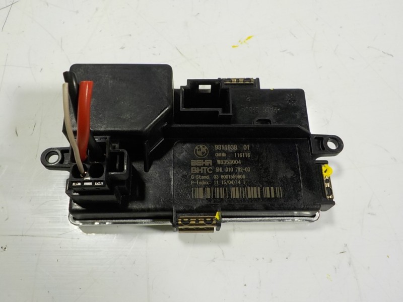Recambio de resistencia calefaccion para bmw serie 5 touring (f11) 520d xdrive referencia OEM IAM 64119355981 931193801 