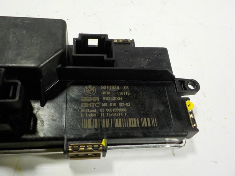 Recambio de resistencia calefaccion para bmw serie 5 touring (f11) 520d xdrive referencia OEM IAM 64119355981 931193801 