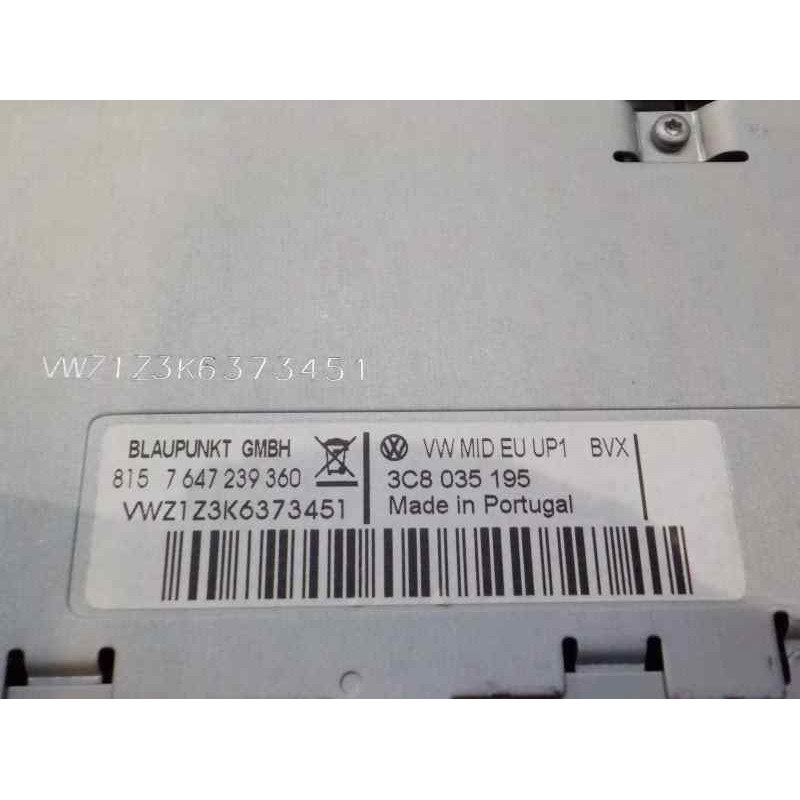 Recambio de sistema audio / radio cd para volkswagen golf vi (5k1) 1.6 tdi dpf referencia OEM IAM   