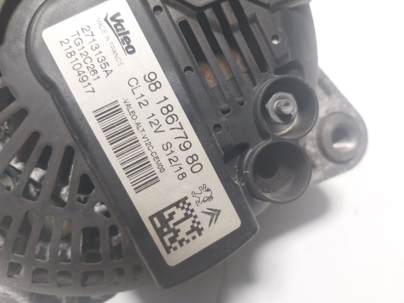 Recambio de alternador para citroën ds3 1.2 12v e-thp referencia OEM IAM 9818677980 9818677980 