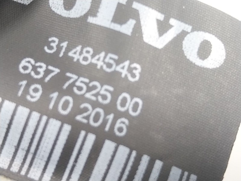 Recambio de cinturon seguridad delantero izquierdo para volvo xc90 excellence plug-in hybrid awd referencia OEM IAM  31484543 
