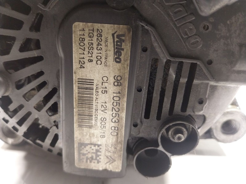Recambio de alternador para peugeot 208 1.6 blue-hdi fap referencia OEM IAM  96105253 