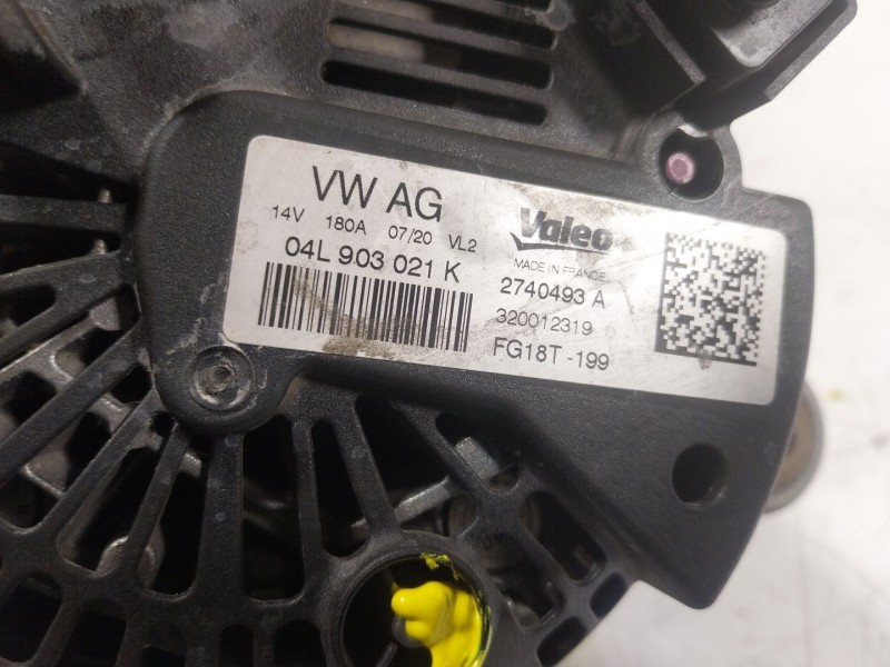Recambio de alternador para volkswagen arteon (3h7, 3h8) 2.0 tdi referencia OEM IAM  04L903021K 